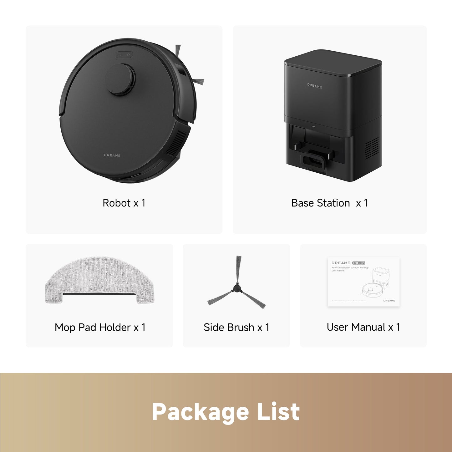 3-in-1 E20 Plus Robot Vacuum and Mop with Smart Technology