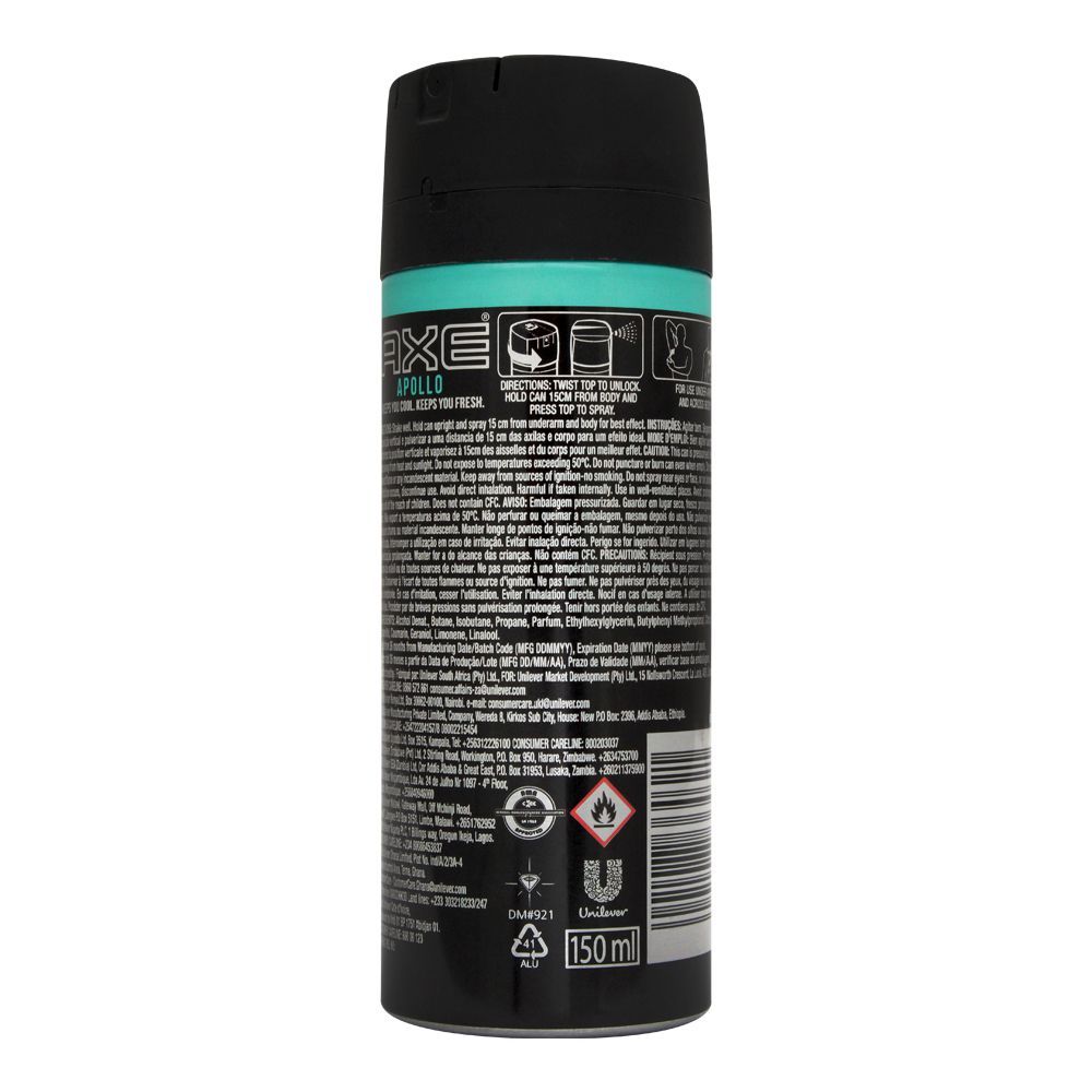 Axe Body Spray Deodorant Apollo