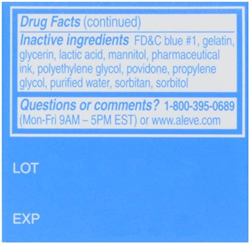 Aleve Liquid Gels, 20 ct