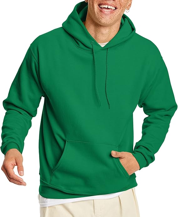 Hanes Men's EcoSmart Hoodie, Midweight Fleece, Pullover Hooded Sweatshirt
