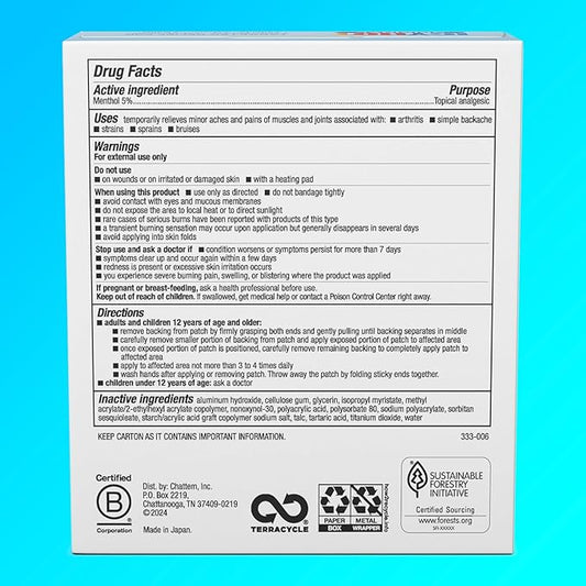 Icy Hot Original Pain Relief Patch Variety Pack