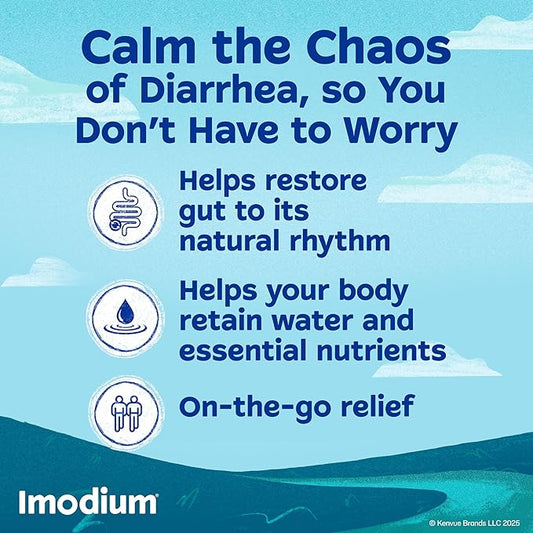Imodium A-D Diarrhea Relief Caplets with Loperamide