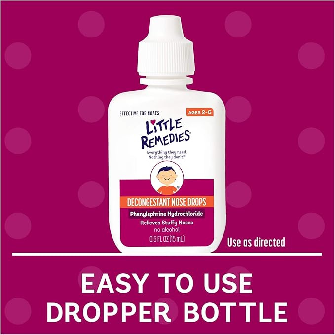 Little Remedies Noses Decongestant Nose Drops for Infants and Children