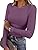 ANRABESS Women Long Sleeve Shirts Rib Knit Slim Fit Tops Basic Tee 2025