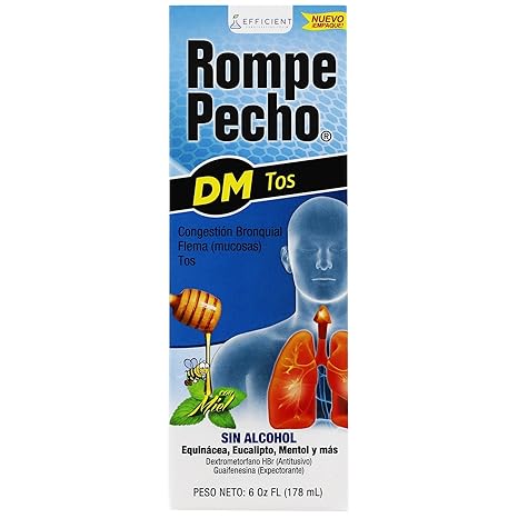 ROMPE PECHO DM 6oz - Cold and Cough Syrup