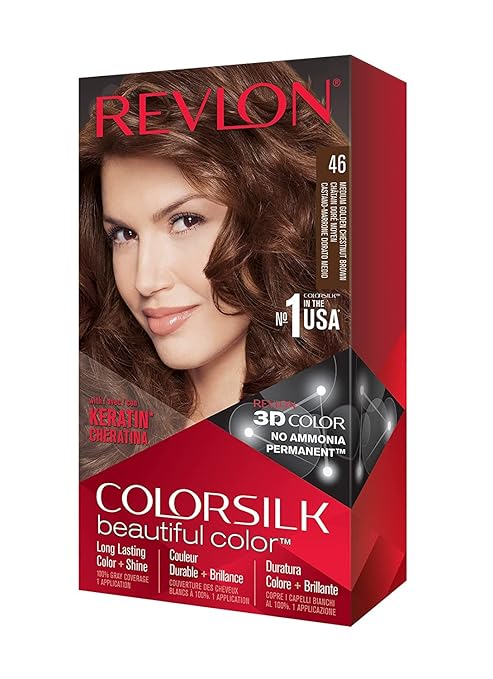 COLORSILK 46 MEDIUM GOLDEN MAHOGANY BROWN
