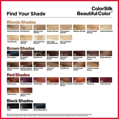 COLORSILK 46 MEDIUM GOLDEN MAHOGANY BROWN