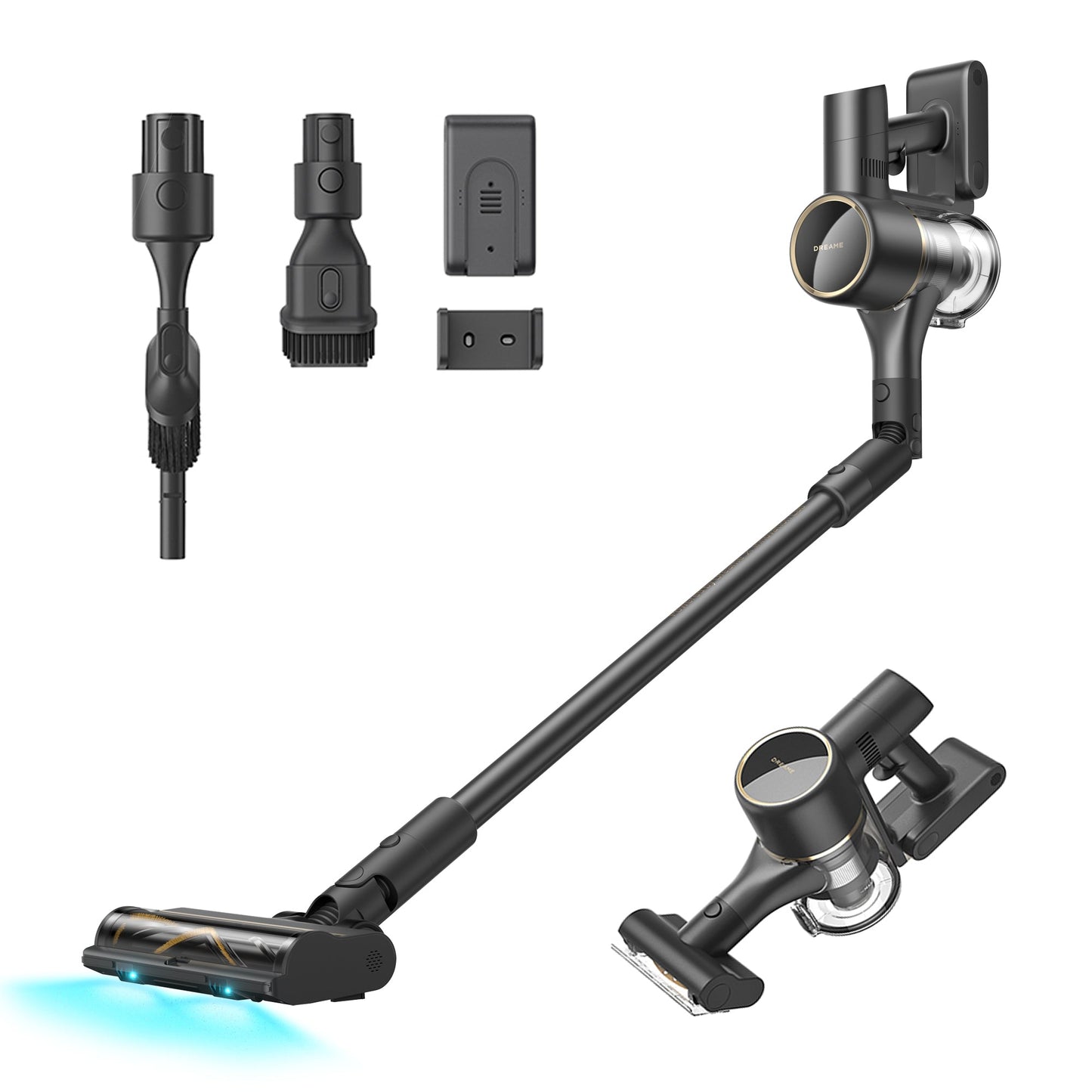 CleanX W15 Cordless Stick Vacuum, 150AW Strong Suction