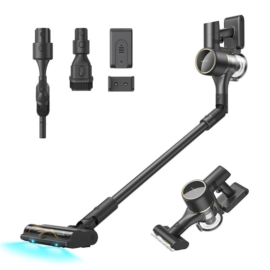 CleanX W15 Cordless Stick Vacuum, 150AW Strong Suction
