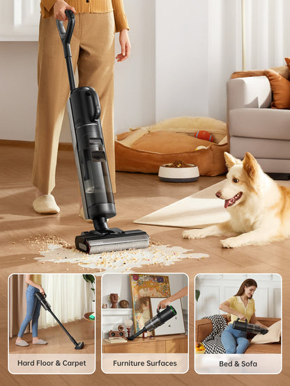 H12 Dual Vacuum Mop Cleaning Bundle, 1 more Filter