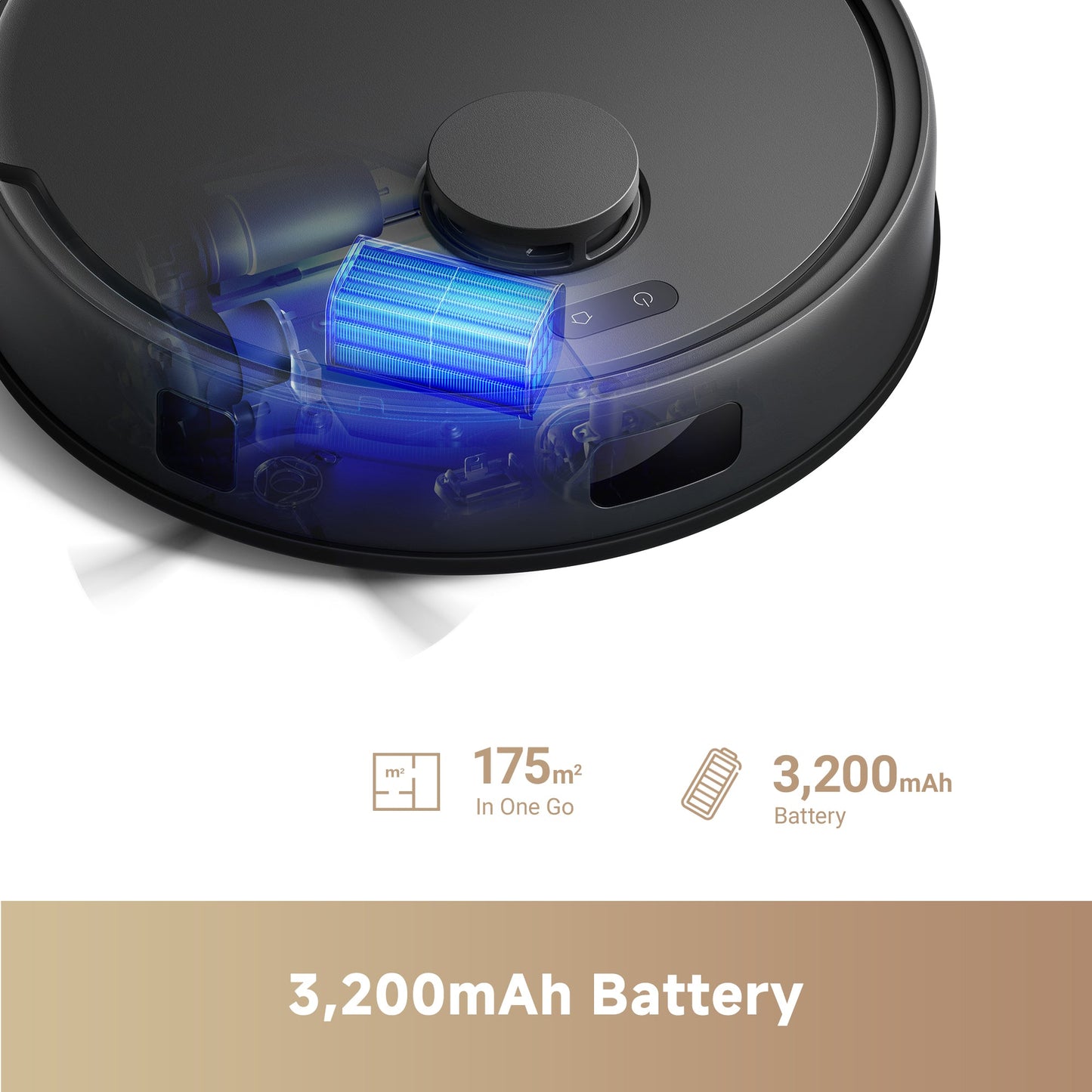 3-in-1 E20 Plus Robot Vacuum and Mop with Smart Technology