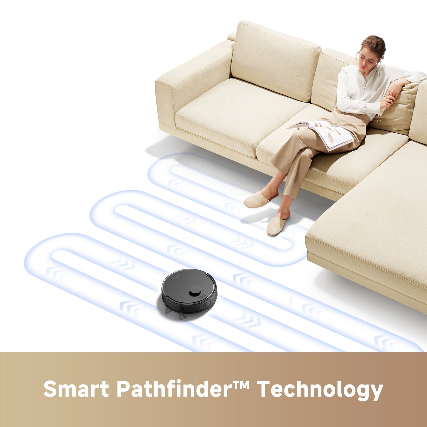 3-in-1 E20 Plus Robot Vacuum and Mop with Smart Technology