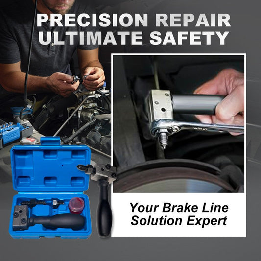 🔧 Professional Brake Line Flaring Tool Kit - Universal Fit for Cars, Trucks & Motorcycles