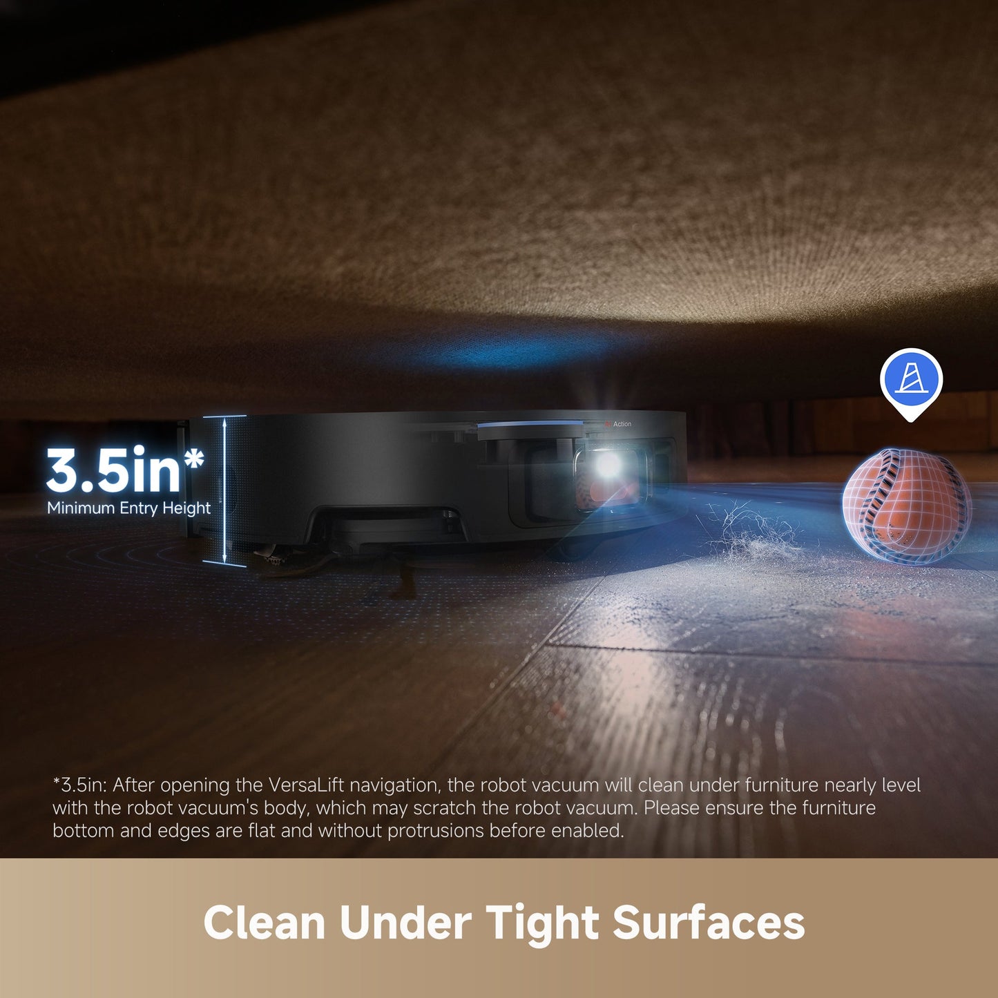 GoVac 800 Robot Vacuum and Mop