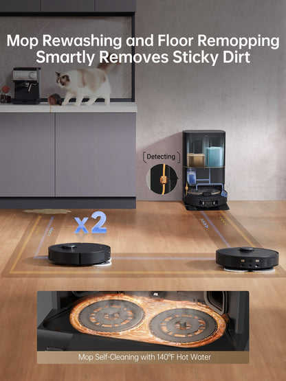 X30 Ultra Robot Vacuum Cleaning Bundle, 3 Extra Dust Bags