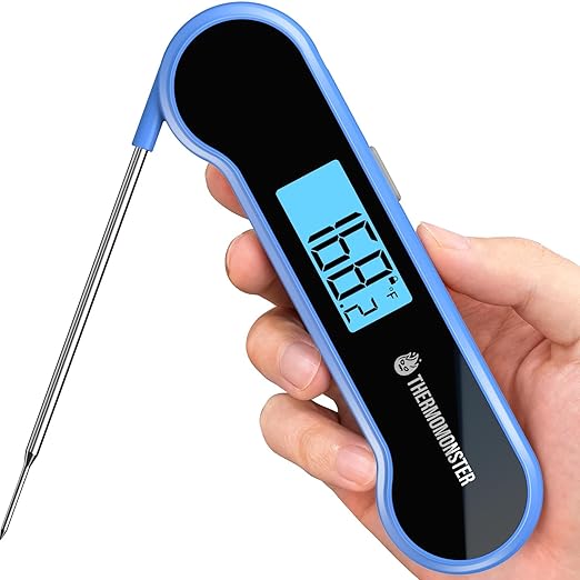 0.5 Sec Instant Read Meat Thermometer Digital with ±0.5℉ Precision