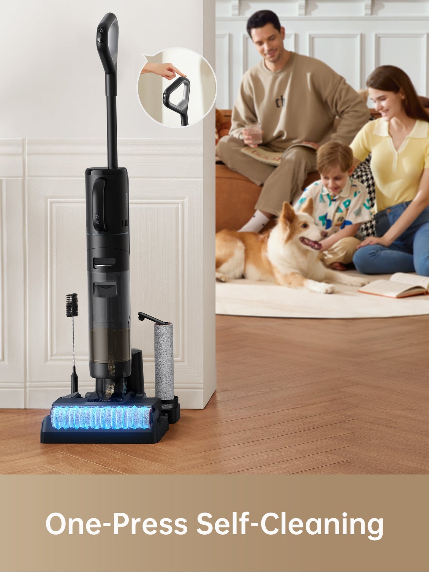 H12 Dual Vacuum Mop Cleaning Bundle, 1 more Filter