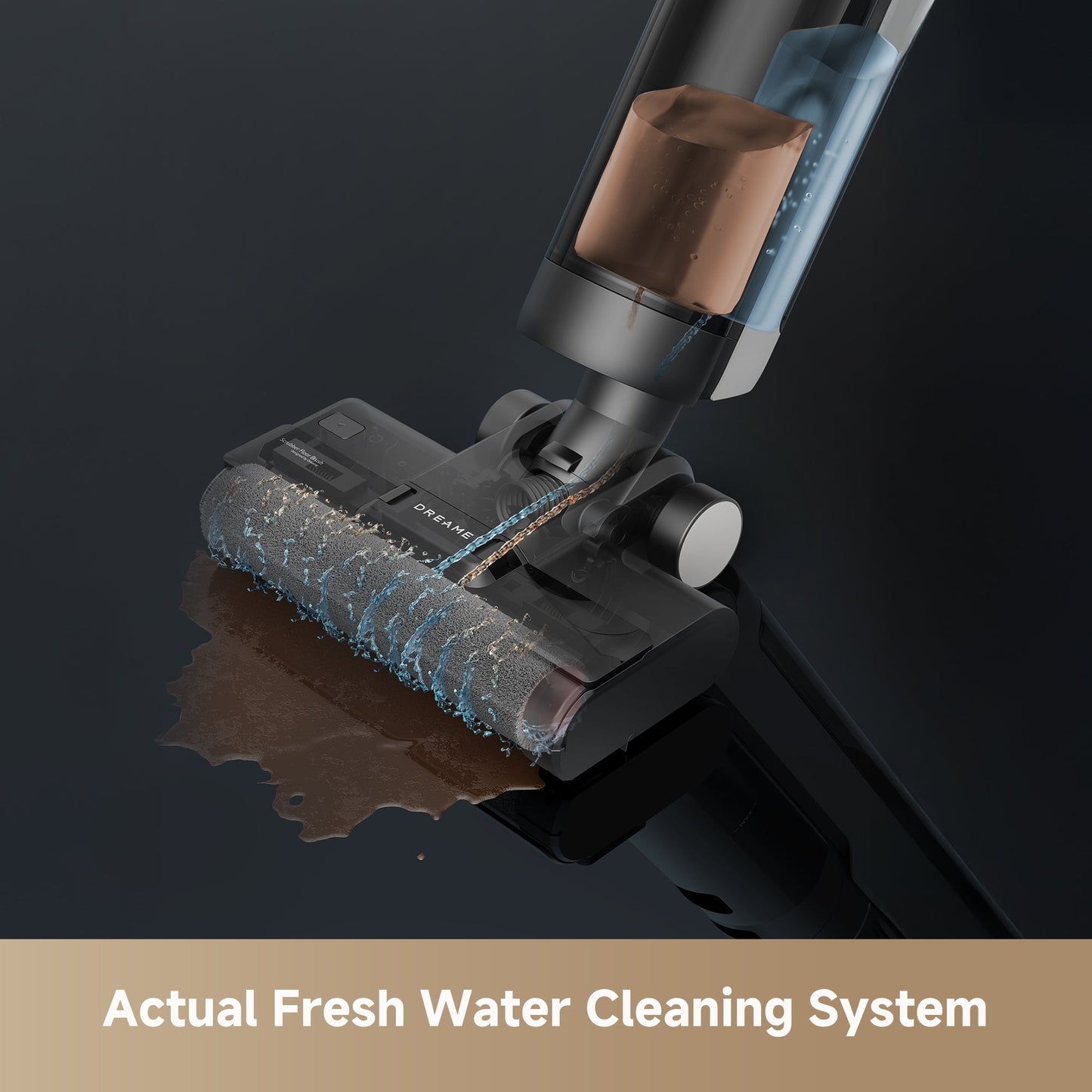 FloorX 301 Floor Washer, Mop Vacuum Combo with Auto Self-Cleaning