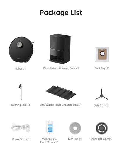 L20 Ultra Cleaning Bundle 2-in-1 Robot Vacuum and Mop, 3 Extra Dust Bags