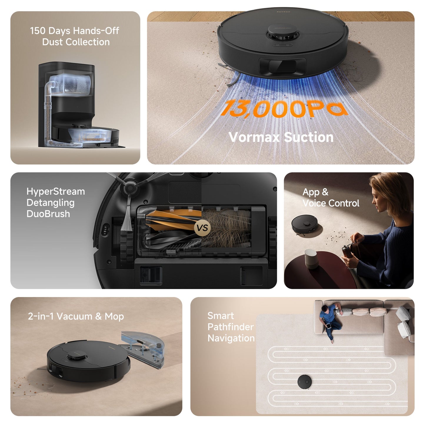 GoVac 300 Robot Vacuum and Mop