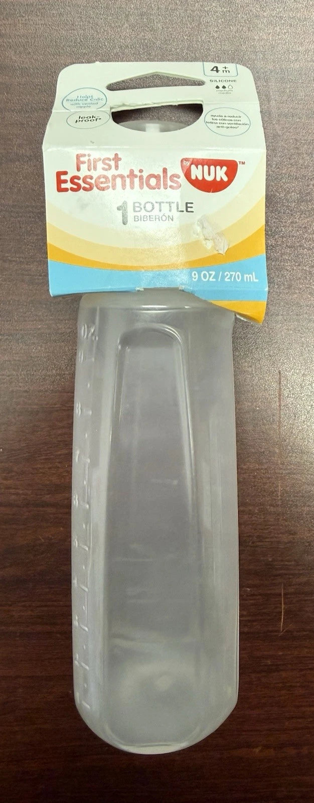 NUK BABY BOTTLE CLEAR