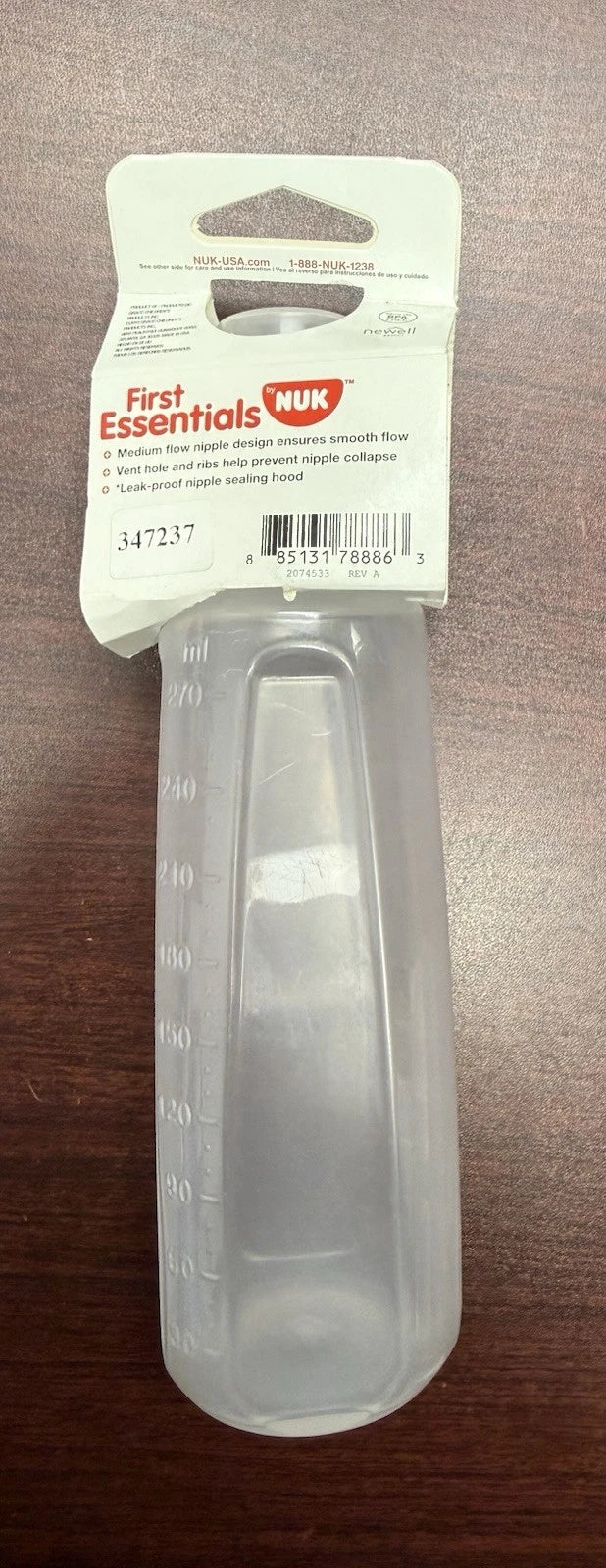 NUK BABY BOTTLE CLEAR