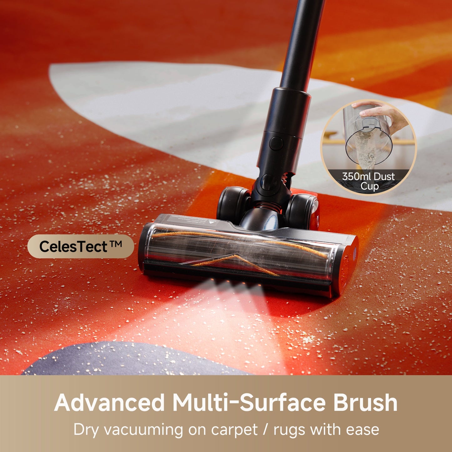 FloorX 302 Combo Floor Cleaner Mop 2-in-1 Cordless Vacuum for Multi-Surface