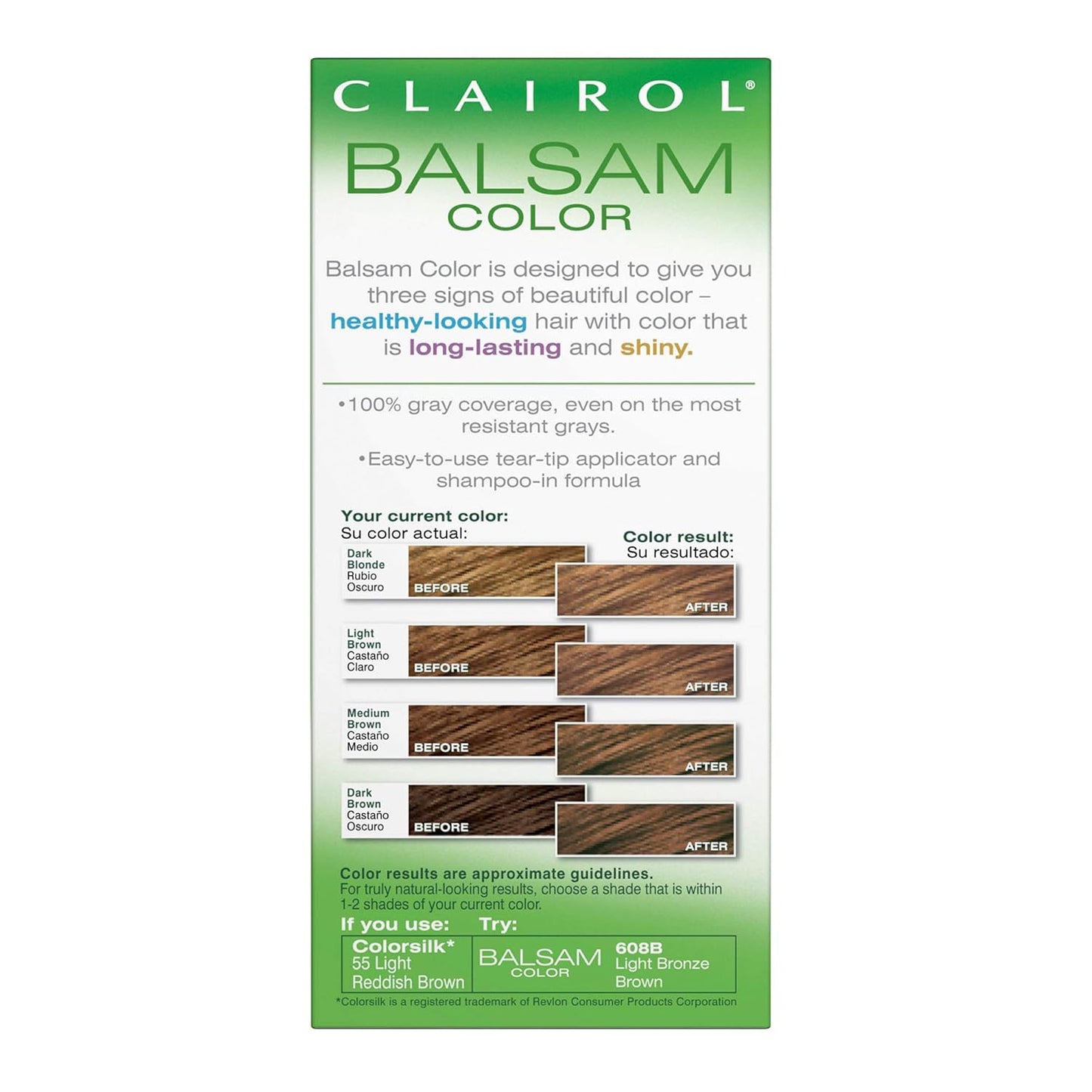BALSAM 608B LG BRONZE BRW COLOUR