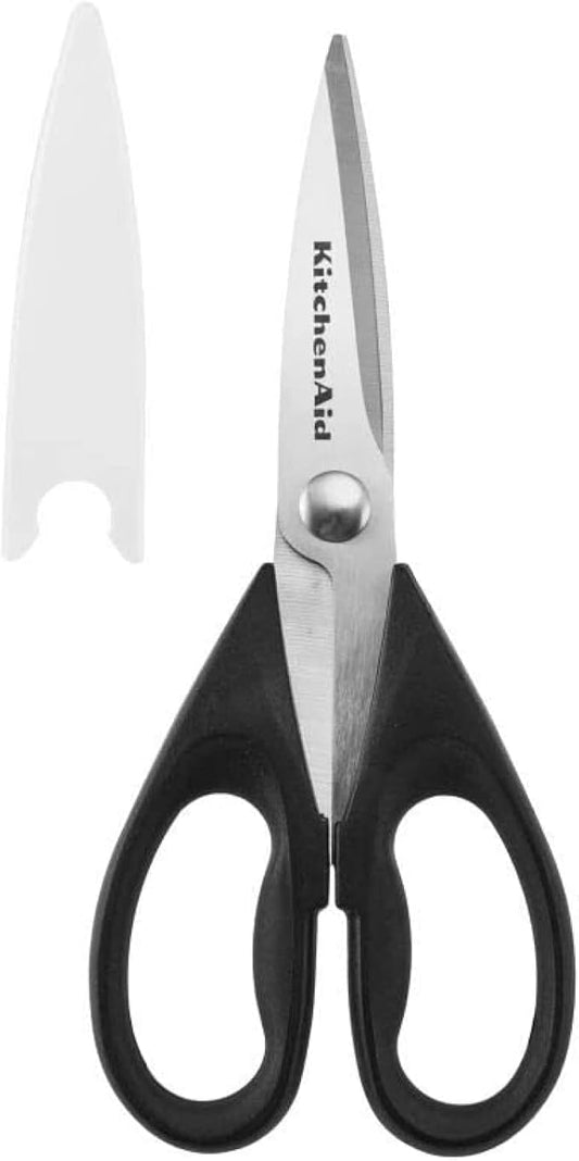 KitchenAid All Purpose Kitchen Shears with Protective Sheath Durable Stainless Steel Scissors
