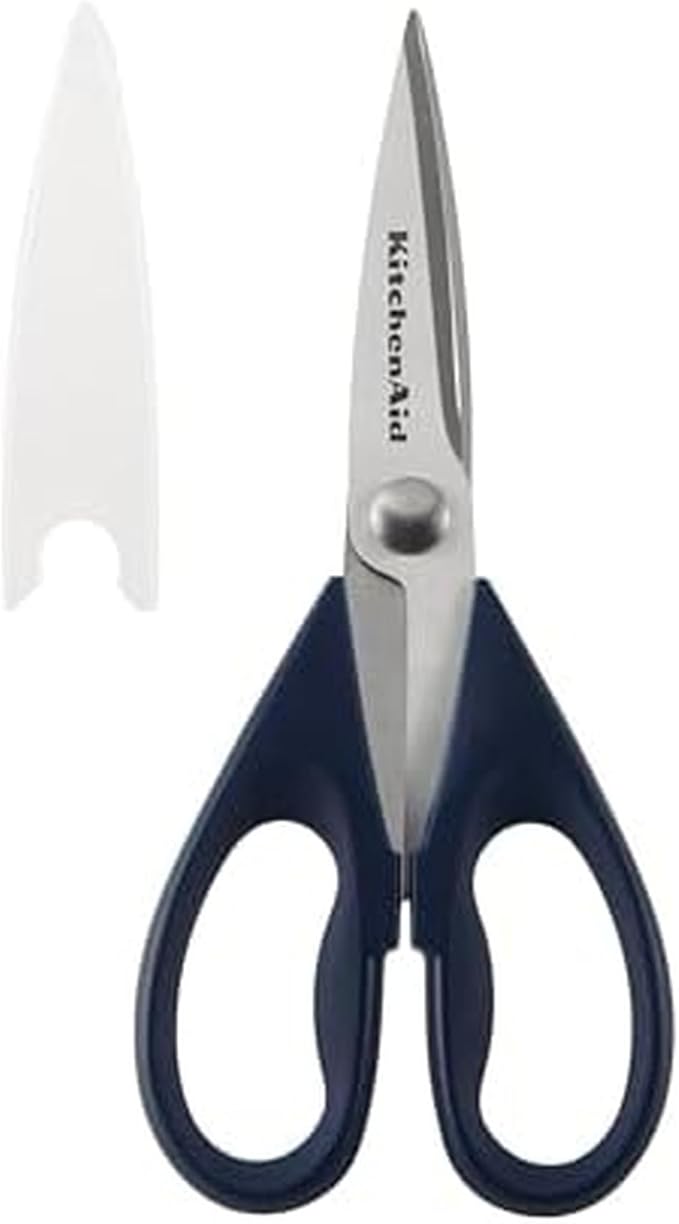 KitchenAid All Purpose Kitchen Shears with Protective Sheath Durable Stainless Steel Scissors