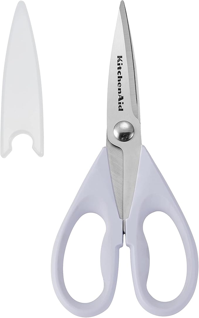 KitchenAid All Purpose Kitchen Shears with Protective Sheath Durable Stainless Steel Scissors