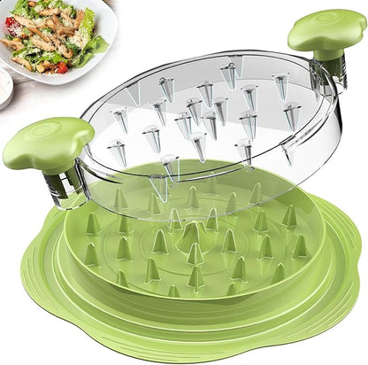 Chicken Shredder Large Chicken Breast Shredder Tool Twist with Brush&Fork