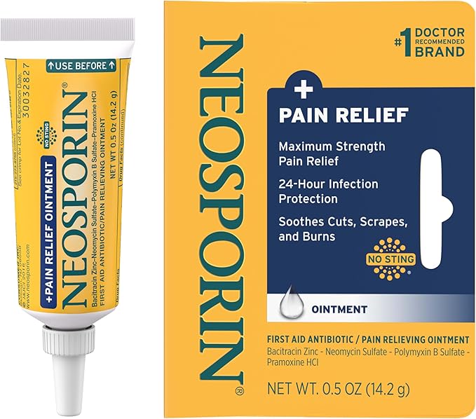 Neosporin + Maximum-Strength Pain Relief Dual Action Ointment