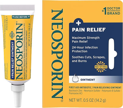 Neosporin + Maximum-Strength Pain Relief Dual Action Ointment