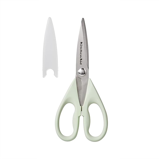 KitchenAid All Purpose Kitchen Shears with Protective Sheath Durable Stainless Steel Scissors