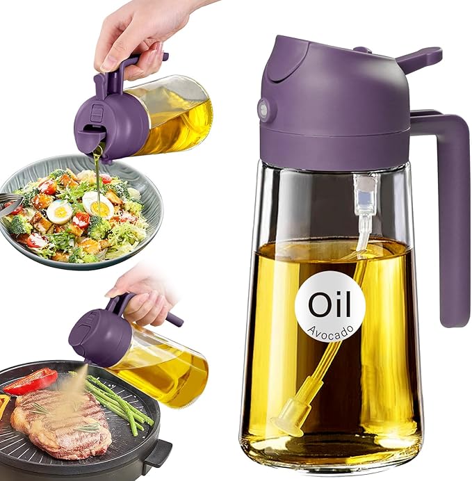 YARRAMATE 16oz/470ml Oil Sprayer for Cooking with Stickers