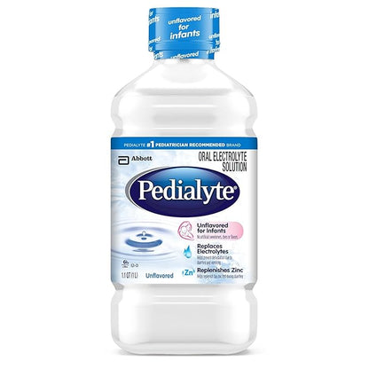Pedialyte - 1000 mL - Unflavored 8pcs