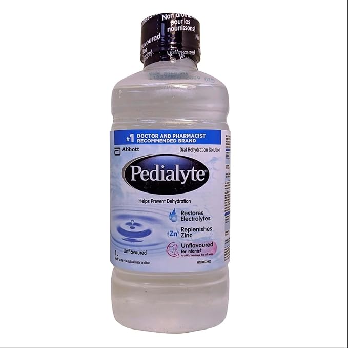 Pedialyte - 1000 mL - Unflavored 8pcs