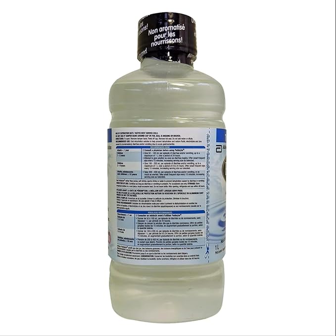 Pedialyte - 1000 mL - Unflavored 8pcs