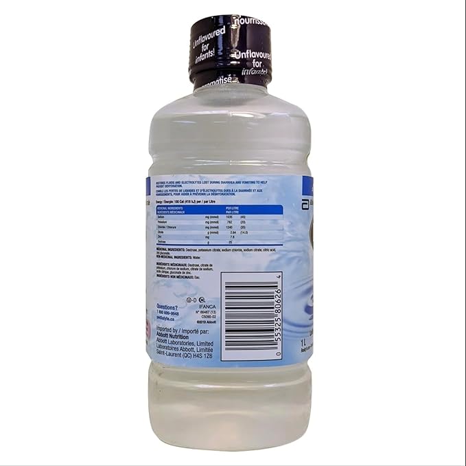 Pedialyte - 1000 mL - Unflavored 8pcs