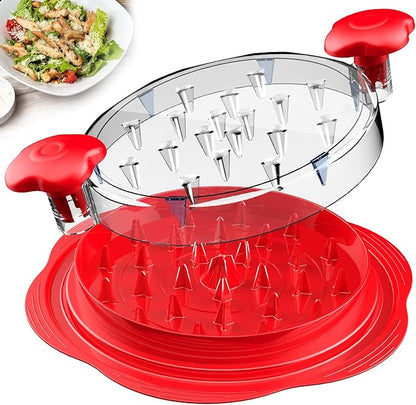 Chicken Shredder Large Chicken Breast Shredder Tool Twist with Brush&Fork