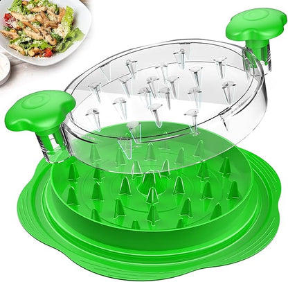 Chicken Shredder Large Chicken Breast Shredder Tool Twist with Brush&Fork