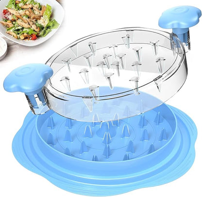 Chicken Shredder Large Chicken Breast Shredder Tool Twist with Brush&Fork