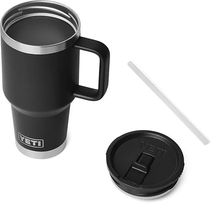 YETI Rambler 30 oz Travel Mug with Flip Straw Lid