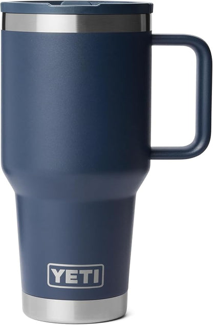 YETI Rambler 30 oz Travel Mug with Flip Straw Lid