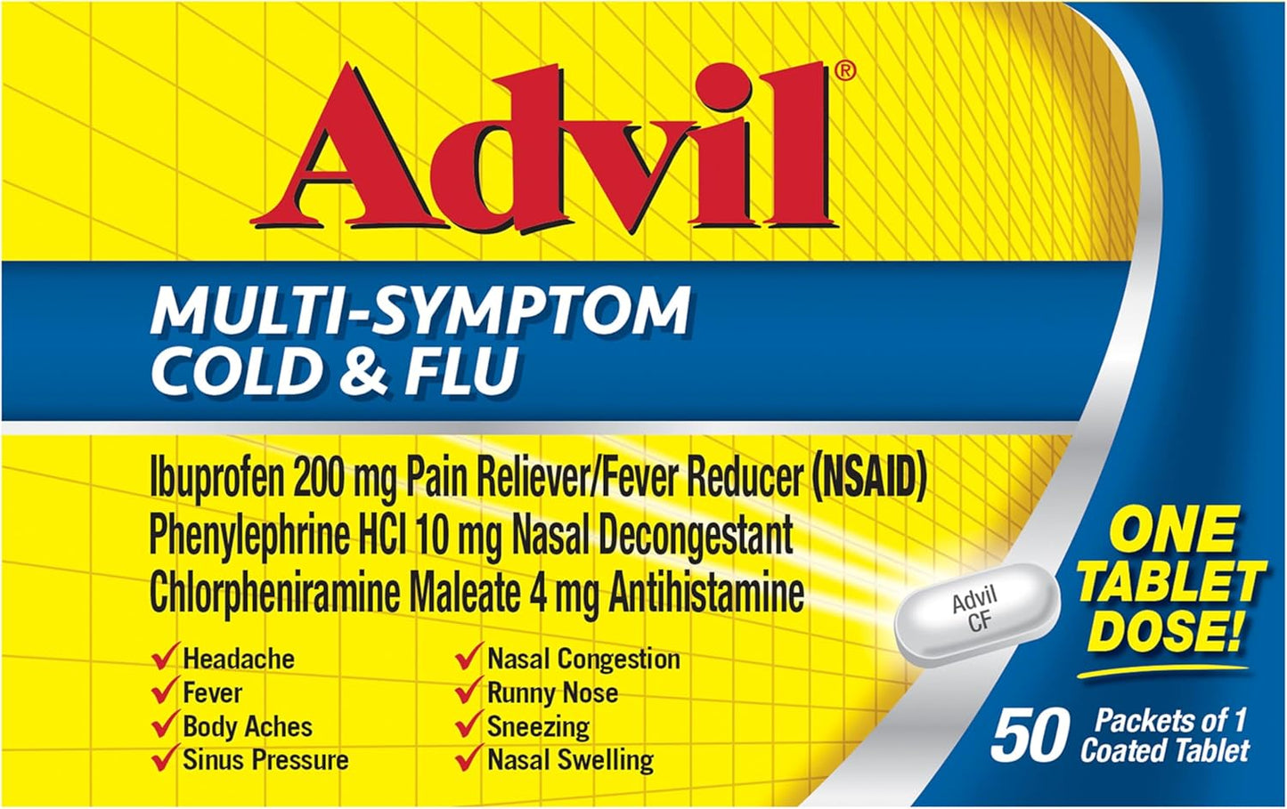 Advil Multi Symptom Cold and Flu Medicine