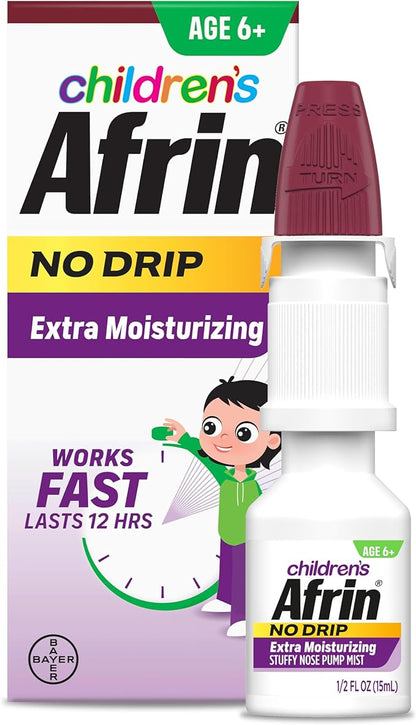 Afrin Children, Extra Moisturizing Stuffy Kids Nasal Spray