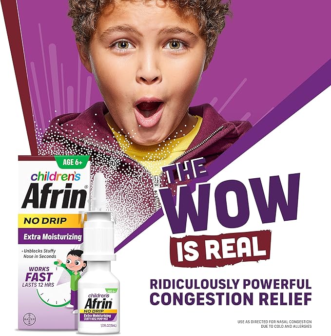 Afrin Children, Extra Moisturizing Stuffy Kids Nasal Spray