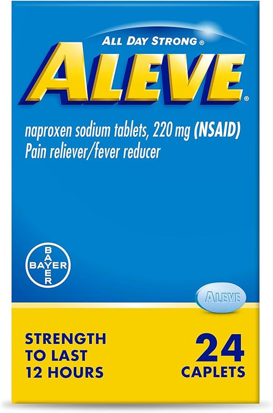 Aleve Pain Relief Naproxen Sodium Caplets