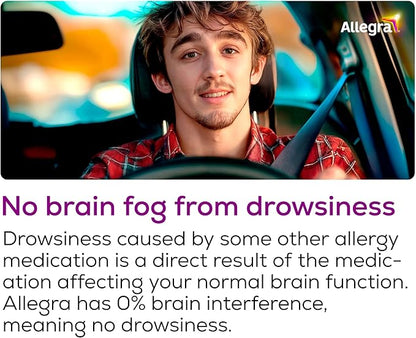 Allegra Adult 24-Hour Allergy Relief Tablets